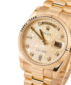 Alternative view of HandMade The Rolex President Diamond Jubilee Dial 118238