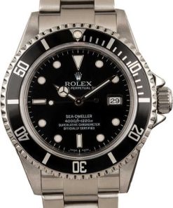 HandMade The Rolex Steel Sea-Dweller 16600 Black Luminous Dial