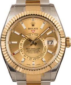 HandMade The Unworn Rolex Sky-Dweller 326933 Champagne Dial