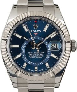 HandMade The Unworn Rolex Sky-Dweller 326934 Blue Index Dial