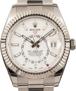 HandMade The Rolex Sky-Dweller 326934 White Luminous Dial