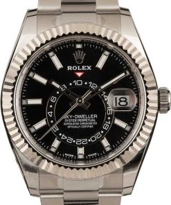 HandMade The Unworn Rolex Sky-Dweller 326934 Black Luminous Dial