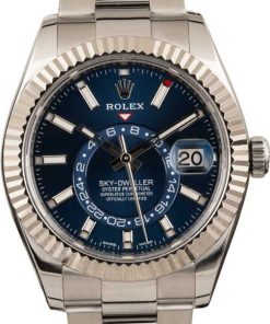 HandMade The Rolex Sky-Dweller 326934 Blue Luminous Index Dial