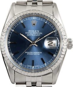 HandMade The Rolex Stainless Steel Datejust 16030 Blue