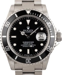 HandMade The Rolex Steel Submariner Black Dial 16800