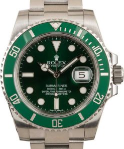 HandMade The Rolex Submariner 116610V Green Anniversary 100% Authentic