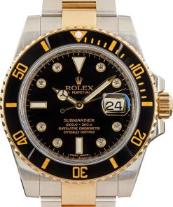 HandMade The Rolex Submariner 116613LN Black Diamond Dial