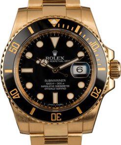 HandMade The Rolex Submariner 116618 Ceramic Bezel Yellow Gold T