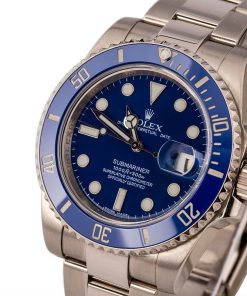 Alternative view of HandMade The Rolex Submariner 116619 White Gold Ceramic Blue Bezel T