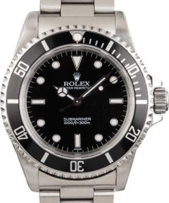 HandMade The Rolex Steel Submariner 14060 Black Timing Bezel