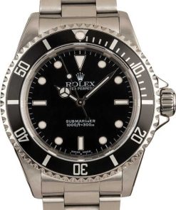 HandMade The Rolex No Date Submariner 14060 Black Luminous Dial