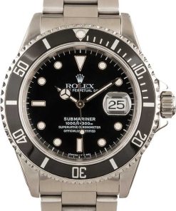 HandMade The Authentic Black Rolex Submariner 16610