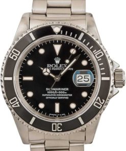 HandMade The Rolex Submariner 16610 Men's Black Dial Watch