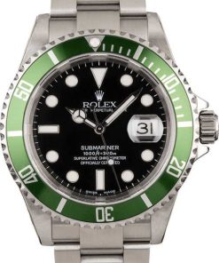 HandMade The Rolex Submariner 16610T Anniversary Green 'Kermit' Bezel