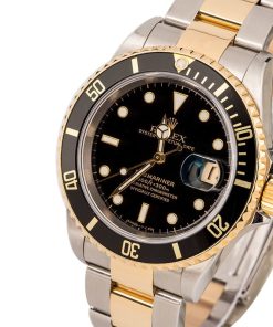 Alternative view of HandMade The Rolex Submariner Two-Tone Oyster 16613