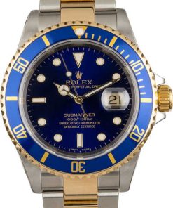 HandMade The Rolex Submariner 16613 Luminous Blue Dial