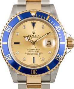 HandMade The Rolex Submariner 16613 Serti Dial