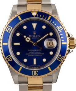 HandMade The Rolex Submariner 16613 Serial Engraved Rehaut