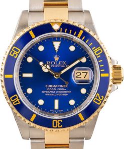 HandMade The Rolex Submariner 16613 Two Tone Oyster with Gold-Thru Clasp