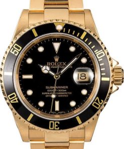 HandMade The Rolex Submariner 16618 Yellow Gold Oyster