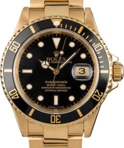 HandMade The Rolex Submariner 16618 Yellow Gold Oyster Bracelet