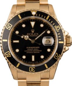 HandMade The Rolex Submariner 16618 Yellow Gold