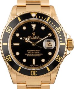 HandMade The Rolex Submariner 16618 Yellow Gold Oyster