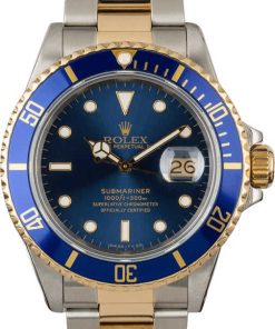 HandMade The Rolex Submariner 16803 Diver's Watch Blue Dial