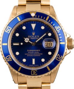 HandMade The Rolex Submariner 16808 Sun Burst Blue Dial
