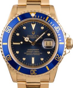 HandMade The Rolex Submariner 16808 Blue Nipple Dial