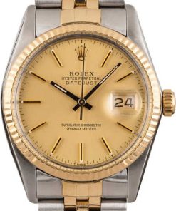 HandMade The Rolex Two-Tone Datejust 16013 Jubilee Band