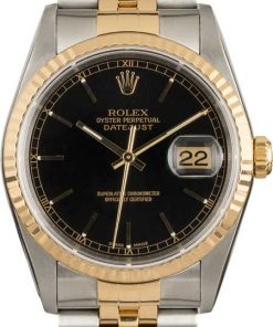 HandMade The Rolex Two-Tone Datejust Black 16233