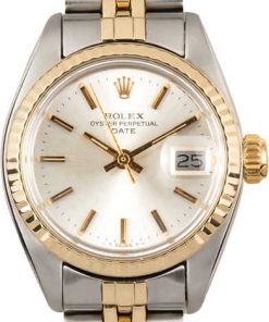 HandMade The Rolex Vintage Ladies Date 6917 Silver
