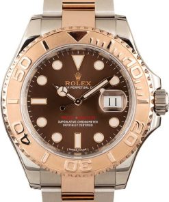 HandMade The Rolex Yacht-Master 116621 Two Tone with Chocolate Dial