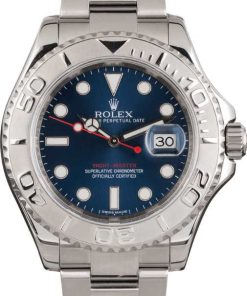 HandMade The Rolex Yacht-Master 116622 Blue Dial Platinum Bezel