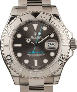 HandMade The Rolex Yacht-Master 116622 Dark Rhodium Dial Platinum Bezel