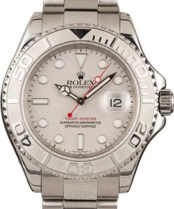 HandMade The Rolex Yacht-Master 16622 Platinum Bezel and Dial 40MM Oyster Bracelet