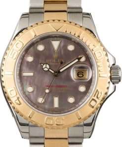HandMade The Rolex Yacht-Master 16623 Black Mother Of Pearl