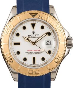 HandMade The Rolex Yacht-Master 16623 Blue Rubber Strap