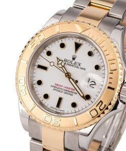 Alternative view of HandMade The Rolex Yacht-Master 16623 Two-Tone Oyster with White Dial