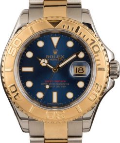 HandMade The Rolex Yacht-Master 16623 Two Tone Blue Dial T