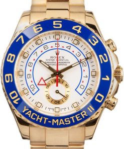 HandMade The Rolex 18k Yellow Gold Yachtmaster II Model 116688