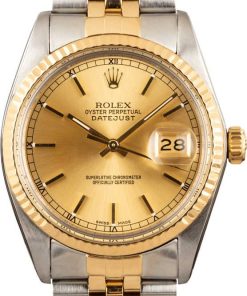 HandMade The Rolex Two-Tone Datejust Champagne Dial 16013