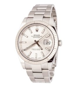 Alternative view of HandMade The Rolex Datejust 41 Ref 126334 Silver Dial