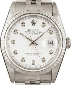 HandMade The Rolex Stainless Datejust 16220 White