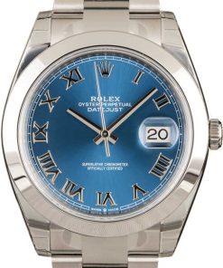 HandMade The Unworn Rolex Datejust 126300 Blue Dial