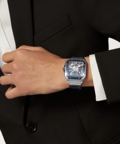 Alternative view of SANTOS DE CARTIER SKELETON WATCH