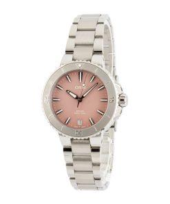 Alternative view of HandMade The Oris Aquis Date Pink Dial