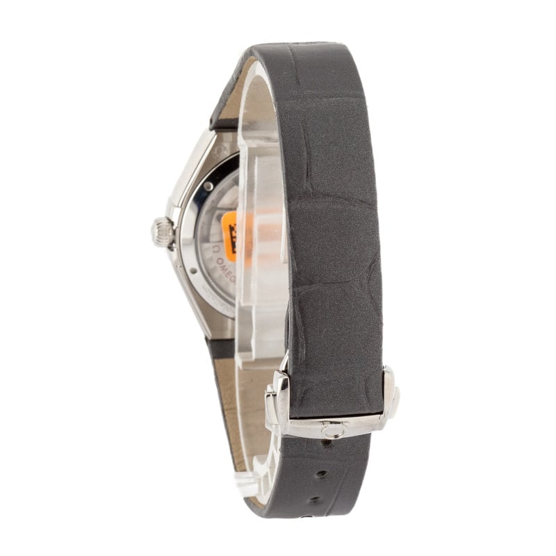 HandMade The Omega Constellation Steel on Leather Silver Dial - Image 3