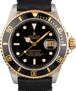 HandMade The Rolex Submariner 16803 Leather Bracelet